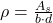 \rho = \frac{A_s}{b \cdot d}