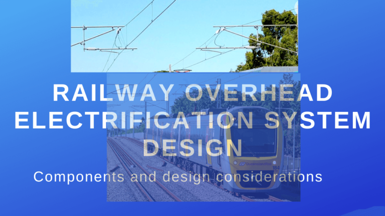 Railway overhead electrification system design