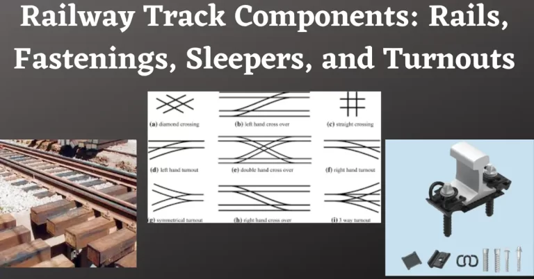 Exploring Railway Track Components: Rails, Fastenings, Sleepers, and Turnouts