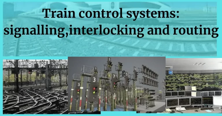 Train control systems: signalling, interlocking and routing