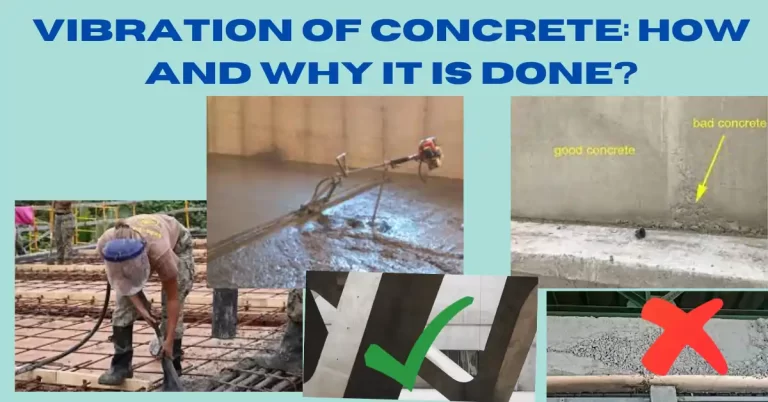 Vibration of concrete: how and why it is done