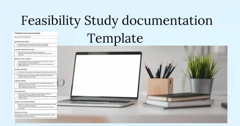 Feasibility study documentation template